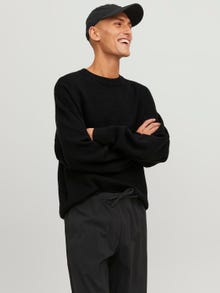 Jack & Jones Plain Crew Neck Jumper -Black - 12242512