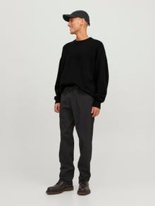 Jack & Jones Bez vzoru Svetr s okrouhlým výstřihem -Black - 12242512