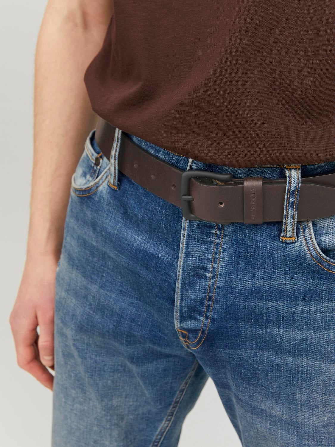 Belt Medium Brown Jack Jones