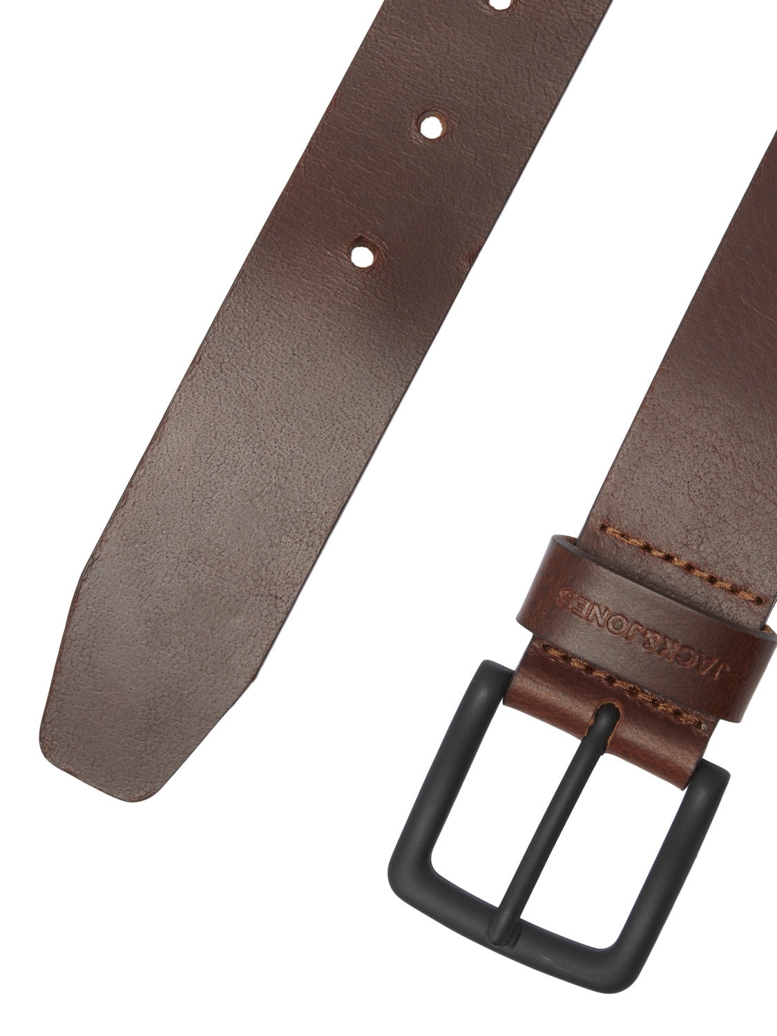 Jack & Jones Leather Belt -Brown Stone - 12242687