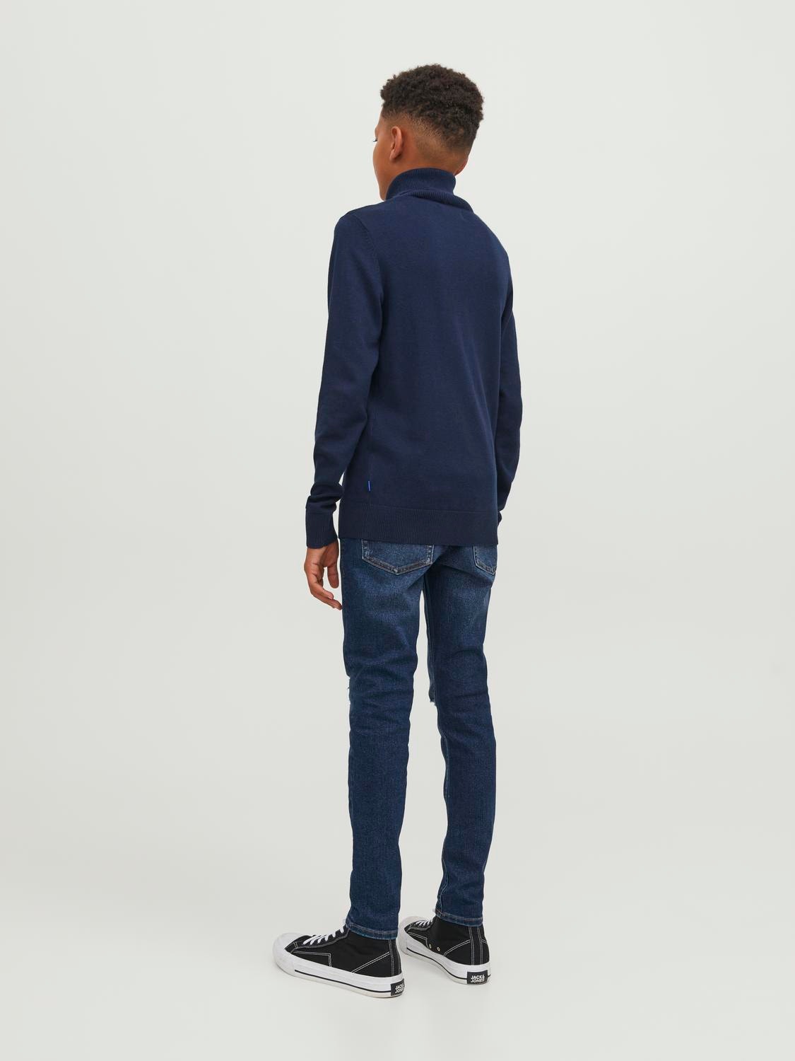 Jack & Jones JJIGLENN JJORIGINAL MF 851 Jean slim Pour les garçons -Blue Denim - 12242716