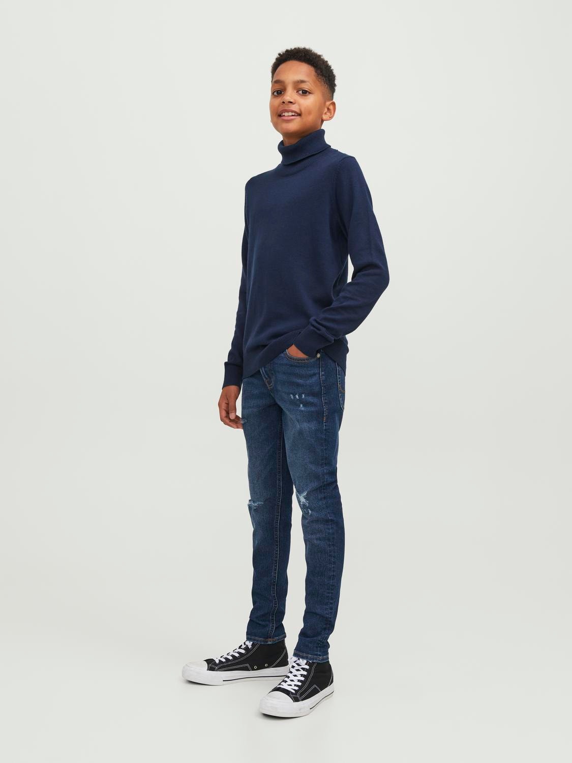 Jack & Jones JJIGLENN JJORIGINAL MF 851 Jean slim Pour les garçons -Blue Denim - 12242716