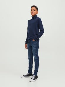 Jack & Jones JJIGLENN JJORIGINAL MF 851 Slim fit Džíny Junior -Blue Denim - 12242716