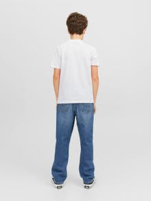 Jack & Jones Bedrukt T-shirt Voor jongens -Bright White - 12242739