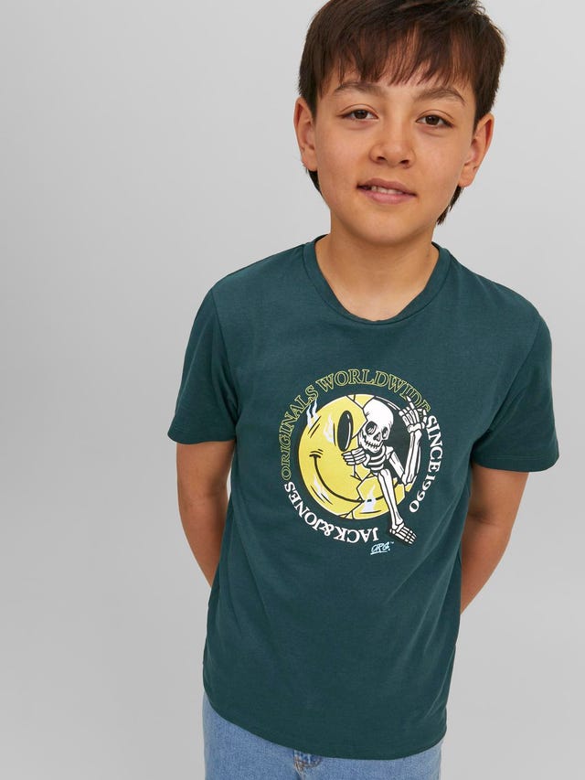 Jack & Jones T-shirt Estampar Para meninos - 12242739