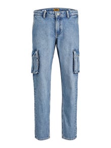 Jack & Jones JJICHRIS JJCARGO SBD 311 Relaxed Fit Jeans For boys -Blue Denim - 12242826