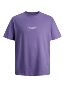 Jack & Jones Nyomott mintás Trikó Ifjúsági -Twilight Purple - 12242827