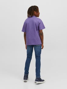 Jack & Jones Nyomott mintás Trikó Ifjúsági -Twilight Purple - 12242827