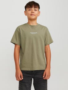 Jack & Jones T-shirt Imprimé Pour les garçons -Aloe - 12242827