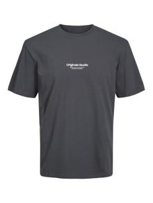 Jack & Jones Printed T-shirt For boys -Asphalt - 12242827