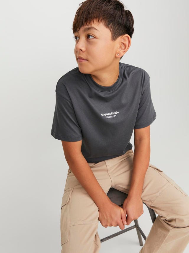 Jack & Jones Nadruk T-shirt Dla chłopców - 12242827