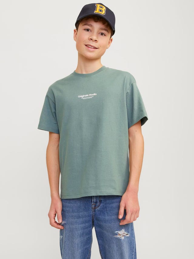 Jack & Jones T-shirt Estampar Para meninos - 12242827