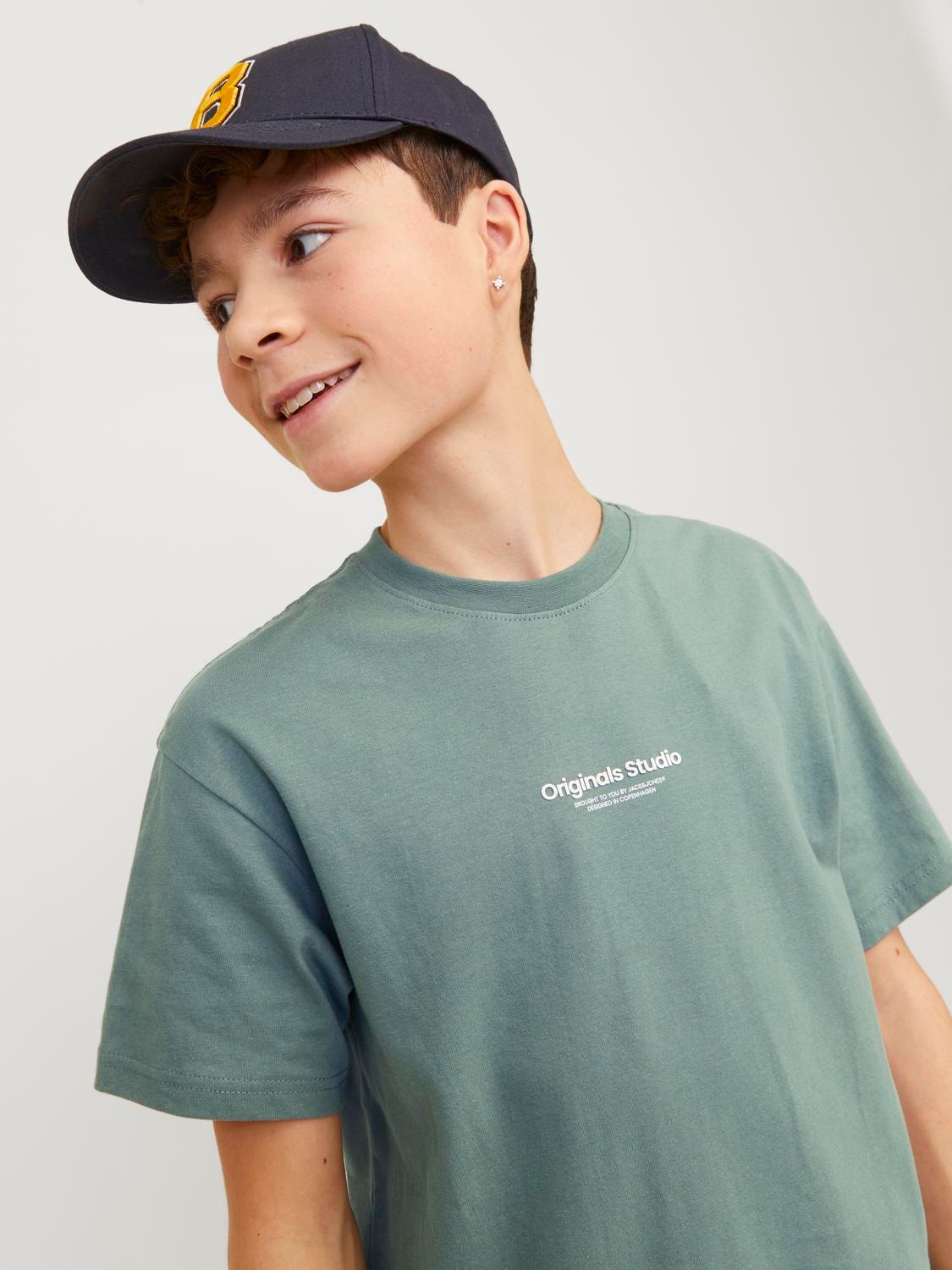 Jack & Jones T-shirt Estampar Para meninos -Laurel Wreath - 12242827