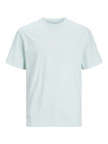 Jack & Jones Nadruk T-shirt Dla chłopców -Skylight - 12242827
