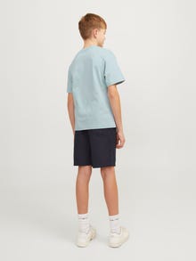 Jack & Jones T-shirt Stampato Per Bambino -Gray Mist - 12242827