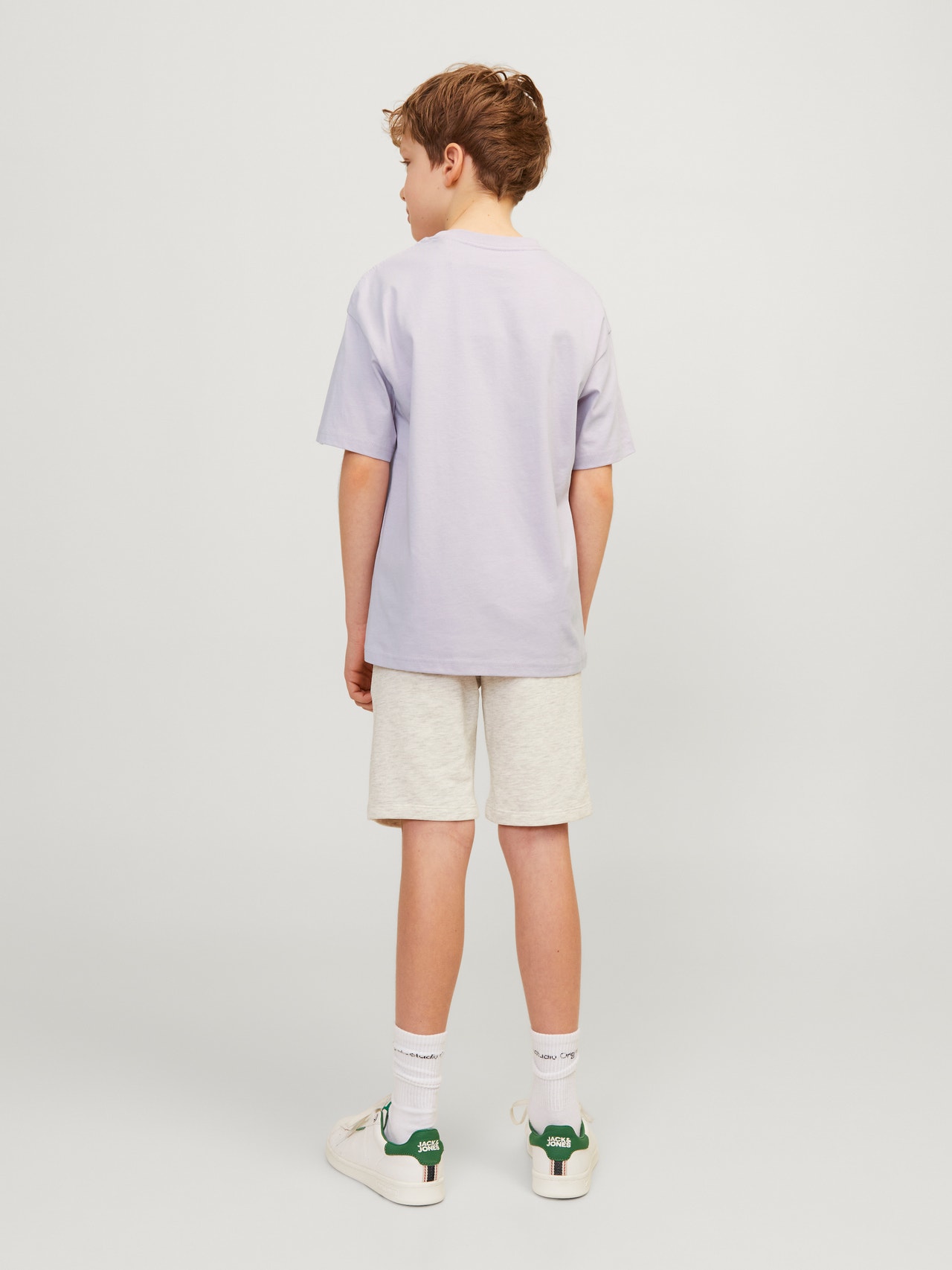 Jack & Jones T-shirt Estampar Para meninos -Lavender Frost - 12242827