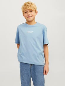 Jack & Jones Nadruk T-shirt Dla chłopców -Mountain Spring - 12242827