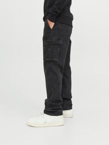 Jack & Jones JJICHRIS JJCARGO SBD 312 Jeans relaxed fit Para meninos -Black Denim - 12242828