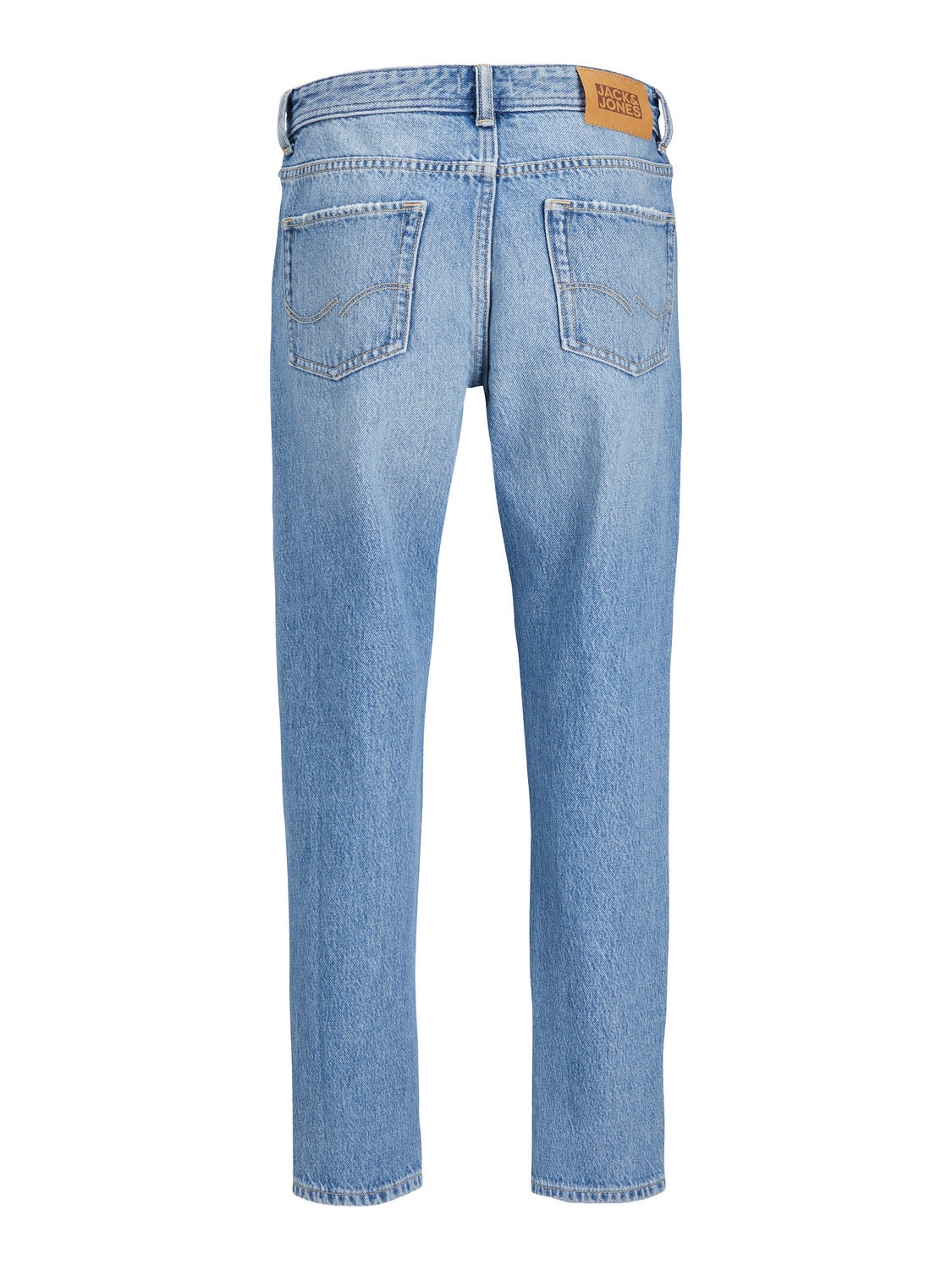 Jack & Jones JJICLARK JJORIGINAL SBD 212 Jean coupe skinny tapered Pour les garçons -Blue Denim - 12242835