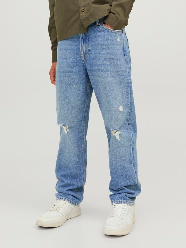 Jack & Jones JJICLARK JJORIGINAL SBD 212 Jeansy o Krój skinny tapered Dla chłopców - 12242835