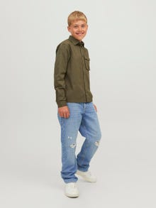 Jack & Jones JJICLARK JJORIGINAL SBD 212 Skinny tapered fit jeans For boys -Blue Denim - 12242835