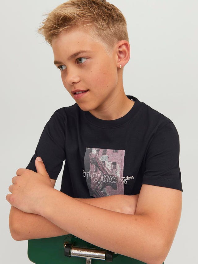 Jack & Jones Fotodruck T-shirt Für jungs - 12242845