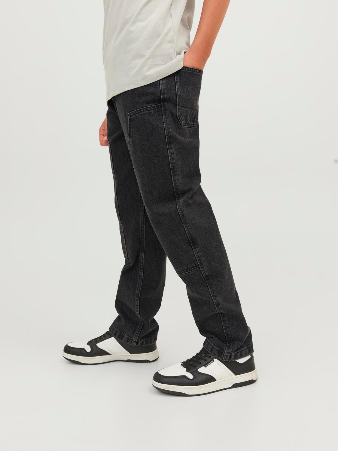 Jack & Jones JJICHRIS JJCARPENTER  MF 823 SN JNR Relaxed Fit Τζιν Για αγόρια -Black Denim - 12242847