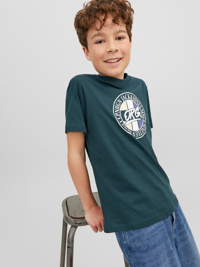 Jack & Jones T-shirt Estampar Para meninos - 12242849