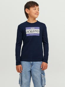 Jack & Jones Logotipas Marškinėliai For boys -Navy Blazer - 12242855
