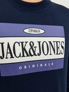 Jack & Jones T-shirt Logo Para meninos -Navy Blazer - 12242855