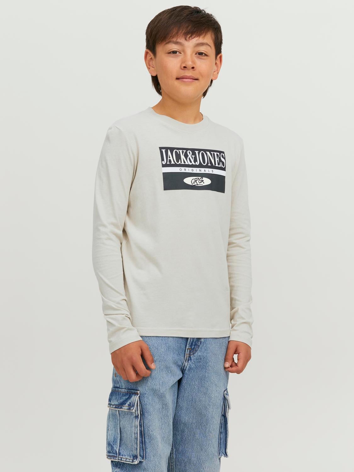 T-shirt Logo Pour Les Garçons - Jack & Jones - Modalova