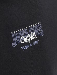 Jack & Jones Printed T-shirt For boys -Black - 12242861