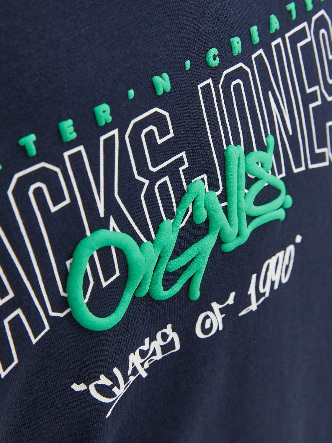 Jack & Jones Bedrukt T-shirt Voor jongens -Navy Blazer - 12242861