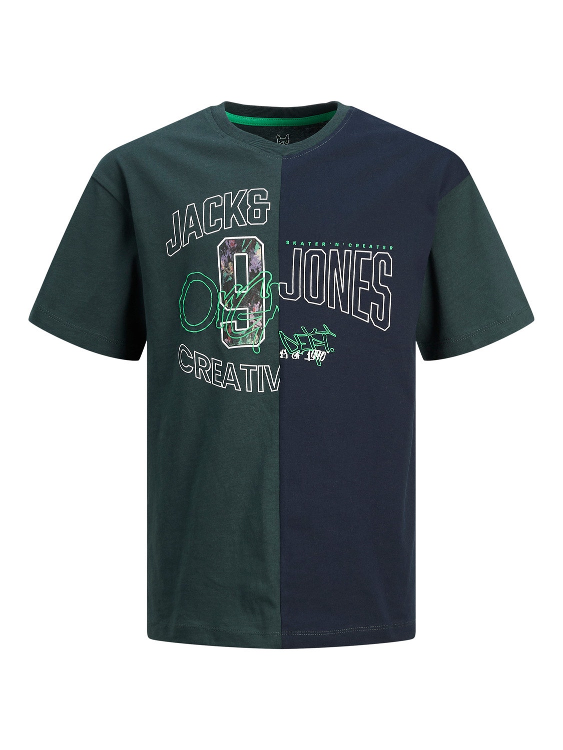 Jack & Jones Printed T-shirt For boys -Magical Forest - 12242867