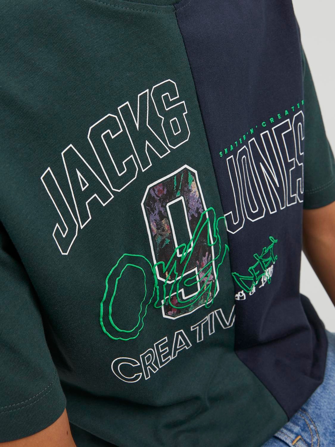 Jack & Jones Camiseta Estampado Para chicos -Magical Forest - 12242867