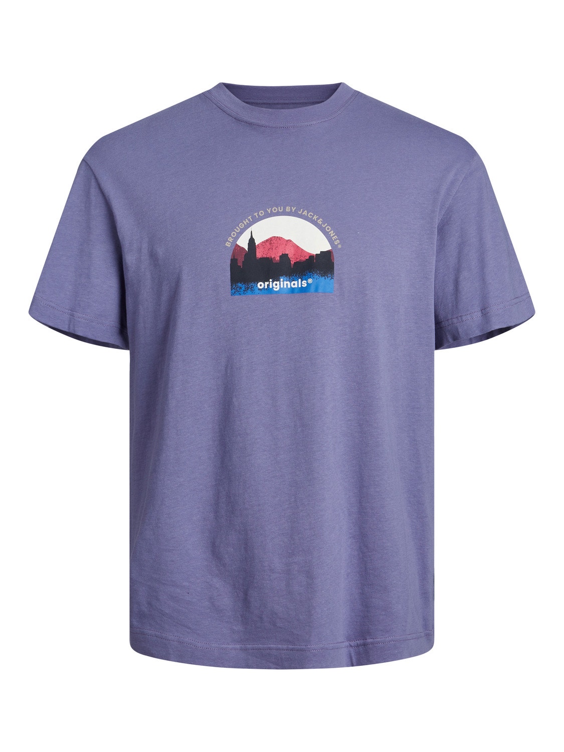 Jack & Jones Nadruk T-shirt Dla chłopców -Twilight Purple - 12242872