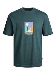 Jack & Jones Printet T-shirt Til drenge -Magical Forest - 12242872