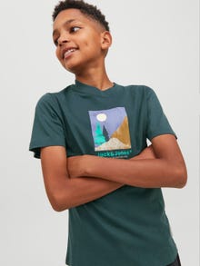 Jack & Jones Printed T-shirt For boys -Magical Forest - 12242872