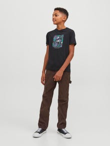 Jack & Jones T-shirt Estampar Para meninos -Black - 12242883