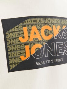 Jack & Jones Logo Kapuzenpullover Für jungs -Moonbeam - 12242949