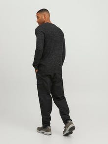 Jack & Jones Pull en maille à col rond -Black - 12243000