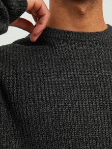 Jack & Jones Striped Crew Neck Jumper -Black - 12243000