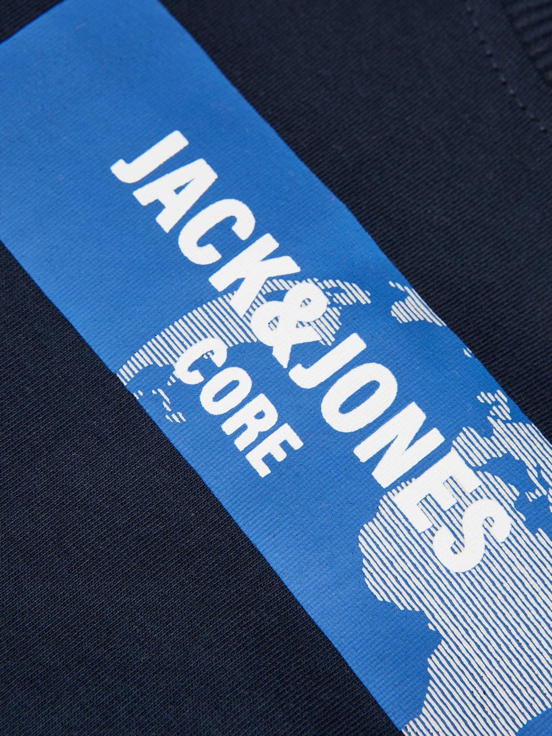 Jack & Jones Logo T-shirt For boys -Navy Blazer - 12243038