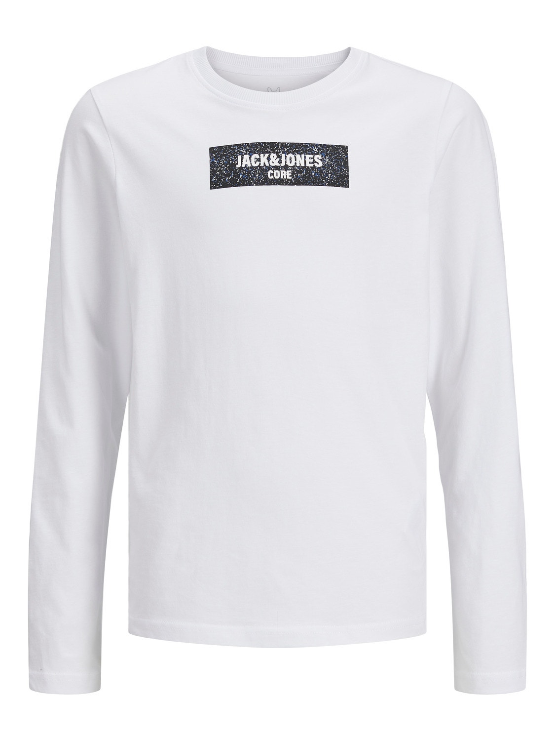 Jack & Jones Logo T-skjorte For gutter -White - 12243038