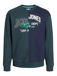 Jack & Jones Gedruckt Sweatshirt mit Rundhals Für jungs -Magical Forest - 12243092