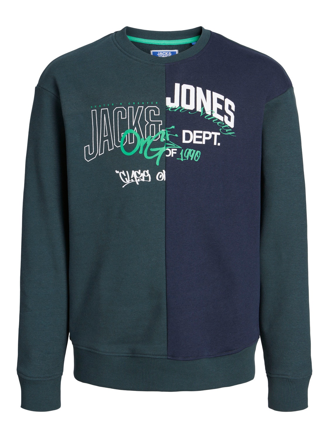 Jack & Jones Gedruckt Sweatshirt mit Rundhals Für jungs -Magical Forest - 12243092