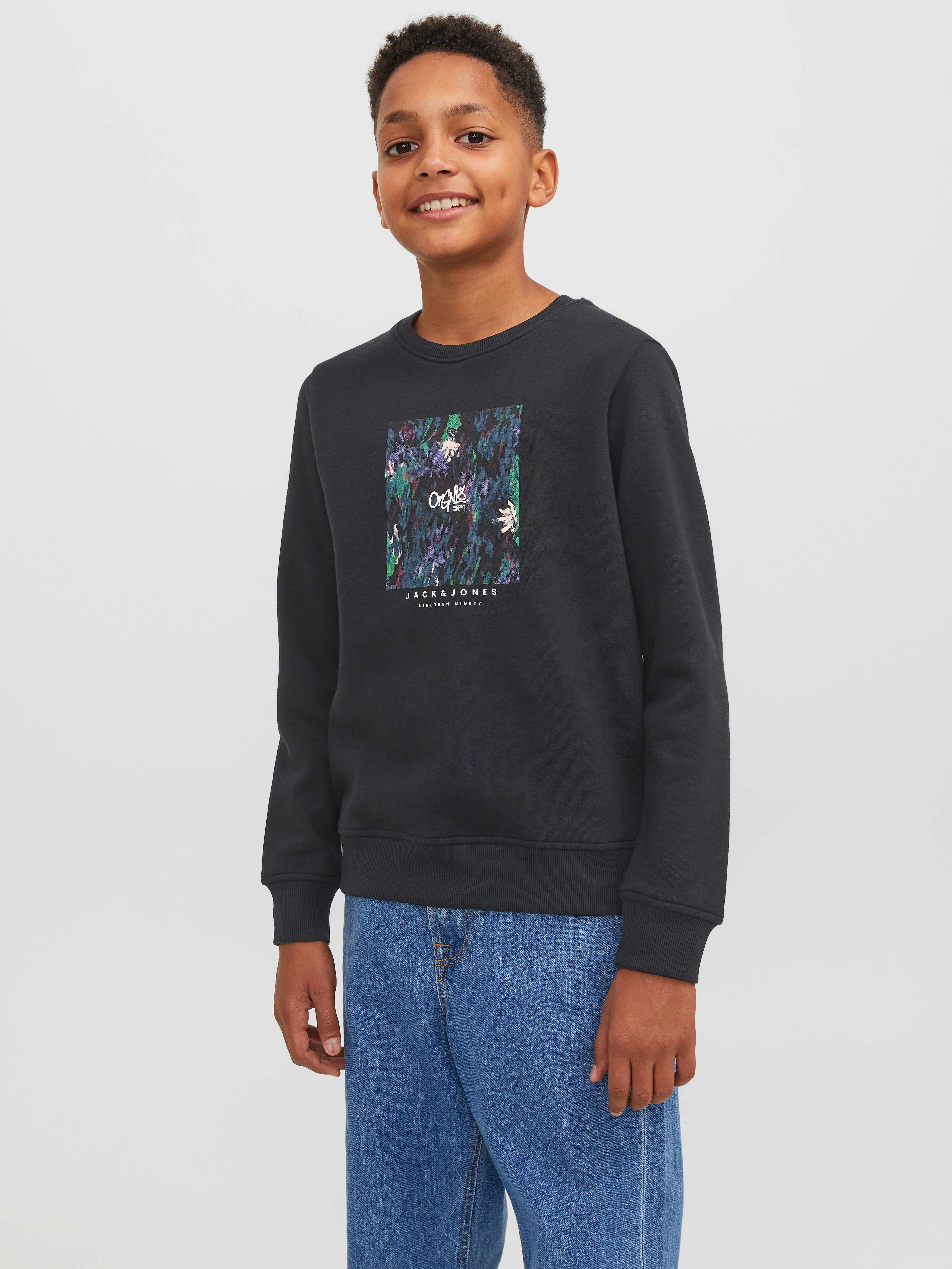 Black sweatshirt junior online