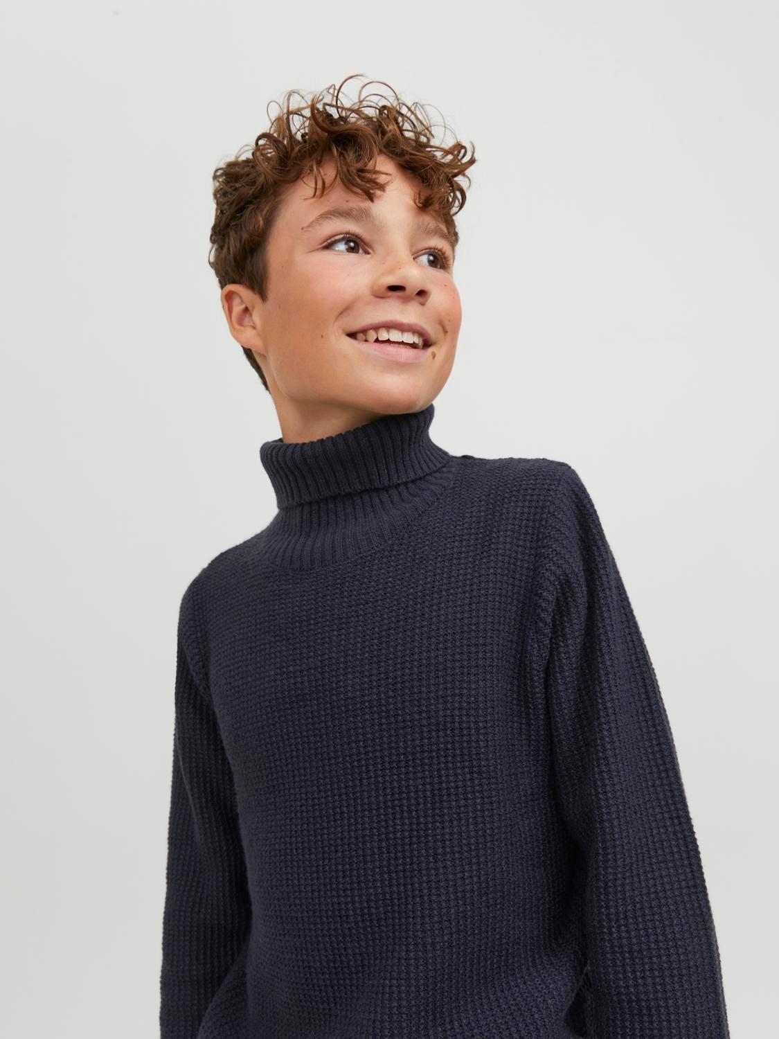 Boys roll neck outlet jumper