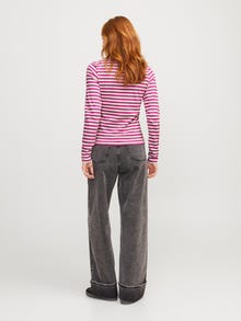 JJXX JXCELINE Longsleeved T-shirt -Fuchsia Red - 12243283
