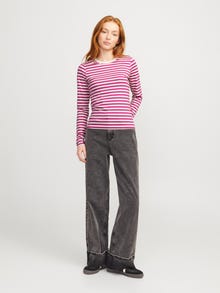 JJXX JXCELINE Longsleeved T-shirt -Fuchsia Red - 12243283